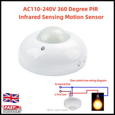 Occupancy Sensor 360 PIR motion Light Switch presence detection movement ceiling