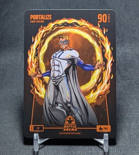 Sam LaPorta PORTALIZE Fire 2025 Bo Jackson Battle Arena TCG Card #57 Lions