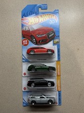 HOT WHEELS  94 AVANT RS2 and  17 AUDI AVANT RS6 - LOT OF 4 -