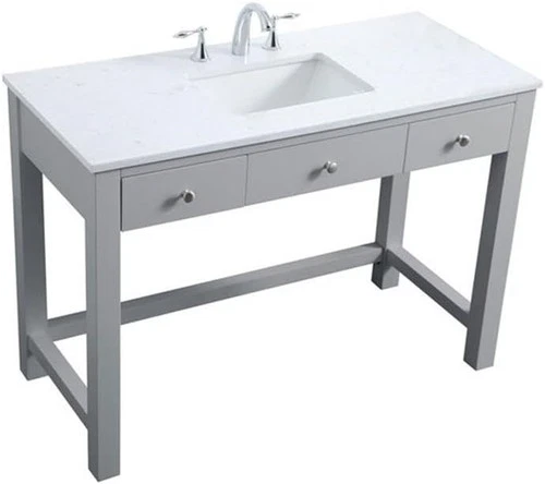 Elegant Kitchen and Bath - VF14848GR - 48 Inch ADA Compliant Bath Vanity In Grey - Picture 9 of 9