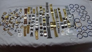 Watch bracelet lot from Watchmakers estate