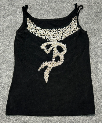 #ad Women#x27;s Unbranded Sleeveless Black Tank Top $9.00