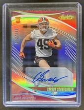 2025 Panini Absolute Carson Schwesinger Signature Rookies RC Spectrum Auto #/299