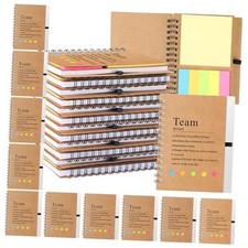 Pcs Team Appreciation Gifts Bulk for Employee Inspirational Spiral 24 Brown