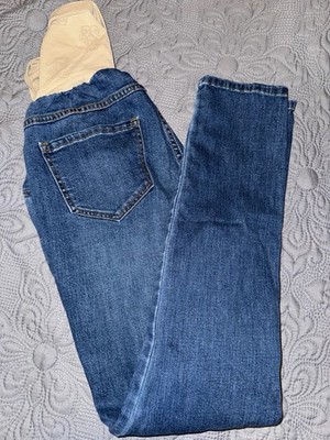 PinkBlush Maternity Blue Skinny Jeans Size M Stretch Pull-On 5-Pocket