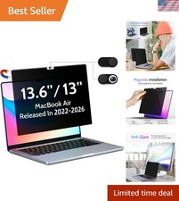 Magnetic Privacy Screen for Macbook Air 13.6/13 Inch 2022-2026, M2, M3, M4,