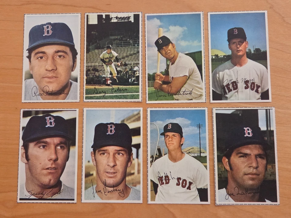 Conjunto de 24 estampillas de jugadores Dell Today Team 1971 de los Medias Rojas de Boston 8 excelentes *WSC* Foto 3 de 4