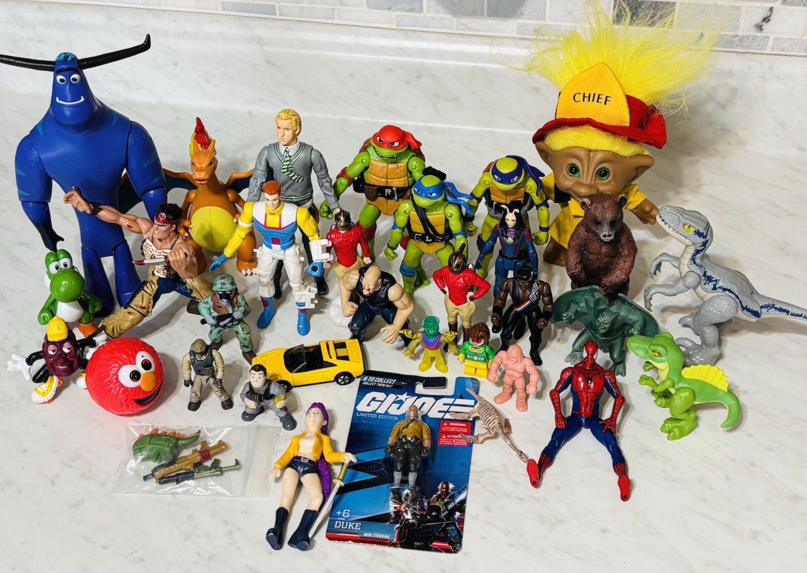 Vtg Mixed Lot Of Toys Action Figures 80s 90s 2000s boys Collection Junk ...