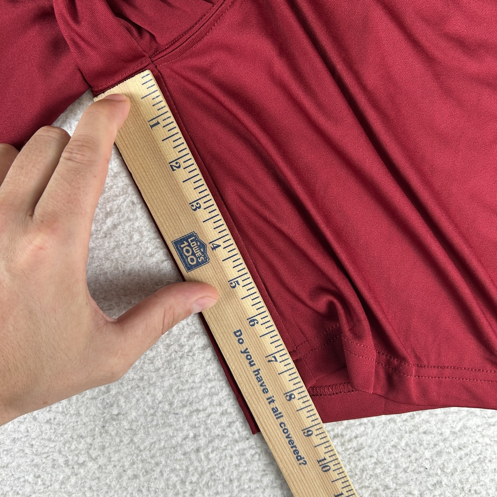 Reebok Shorts Mens 2XL Red Black Slim 9" Athletic Training Polyester New Tags thumbnail 5