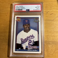 1991 Topps - Ruben Sierra #535 Operation Desert Shield (ST)