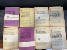 L’agricoltore lot of 8 numbers Lucca 1885