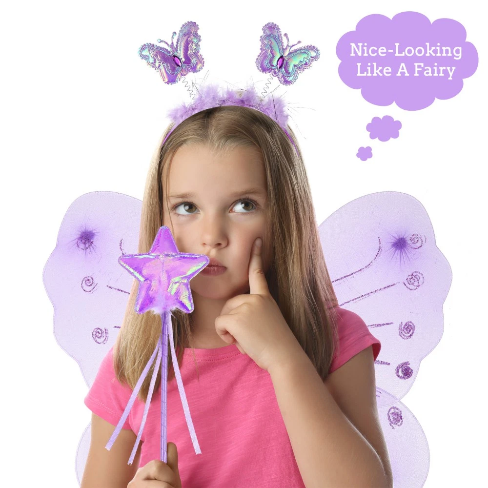 VETEMENTS Cerchio testa ali di farfalla per bambini vestire vestiti accessori bambini