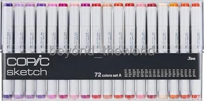 Copic Sketch 72 Color Marker Set A,B,C,D, E Artist Markers Anime Comic Tracking 