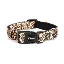Neoprene Padded Dog Collar, Soft and Comfortable, Leopard Pattern, for Small ...