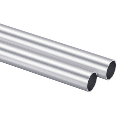 2 Pcs 25mm OD 22mm Inner Dia 200mm Length 6063 Aluminum Round Tube for DIY