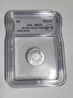 1/10 (0.10) Troy Ounce Oz .999 Silver Buffalo Nickel Round Slabbed