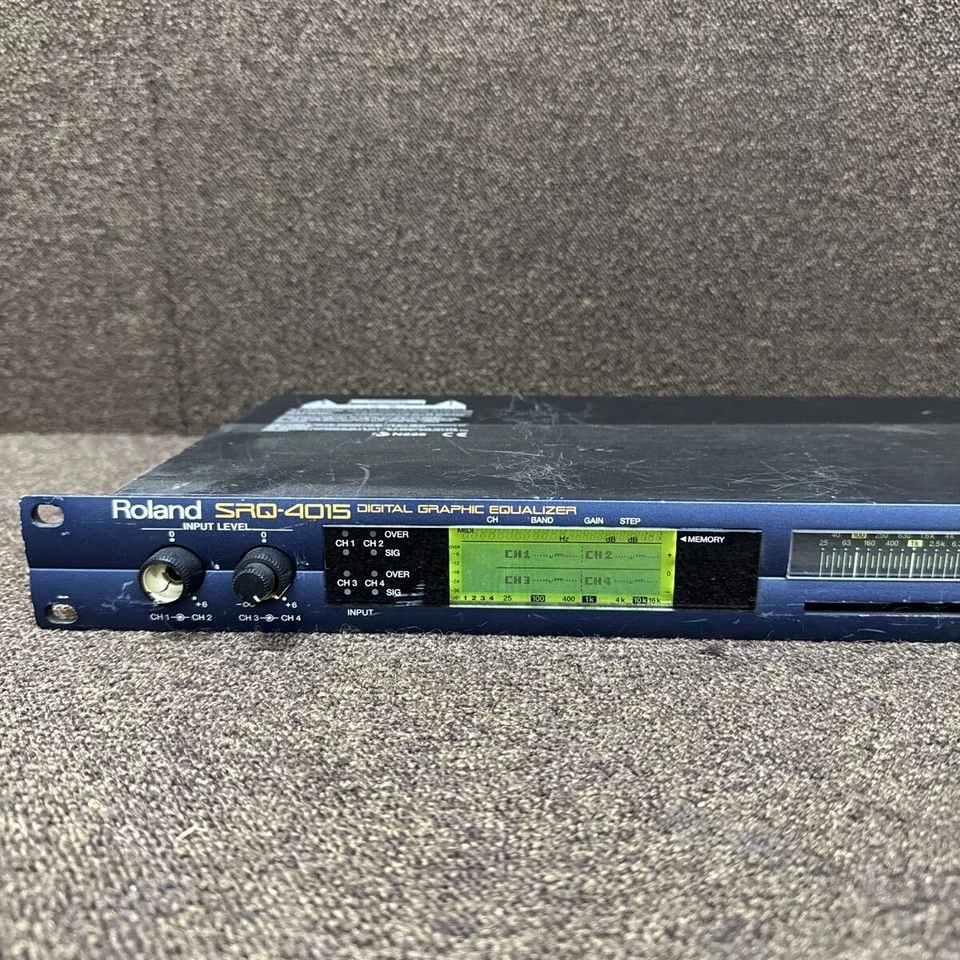 Roland SRQ-4015 4 channel Digital Graphic Equalizer free shipping - Image 3 of 3