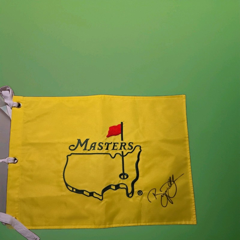 Bryson Dechambeau Autographed Signed  Masters Flag!
