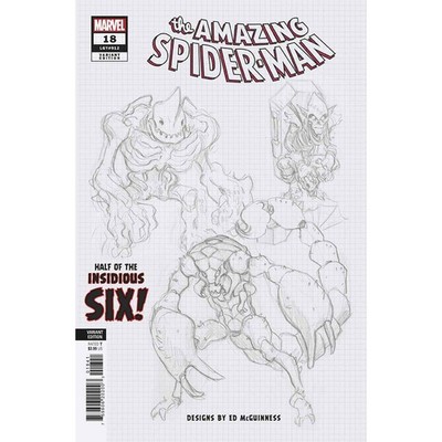 Amazing Spider-Man #18 Mcguinness Design Variant Marvel Comics