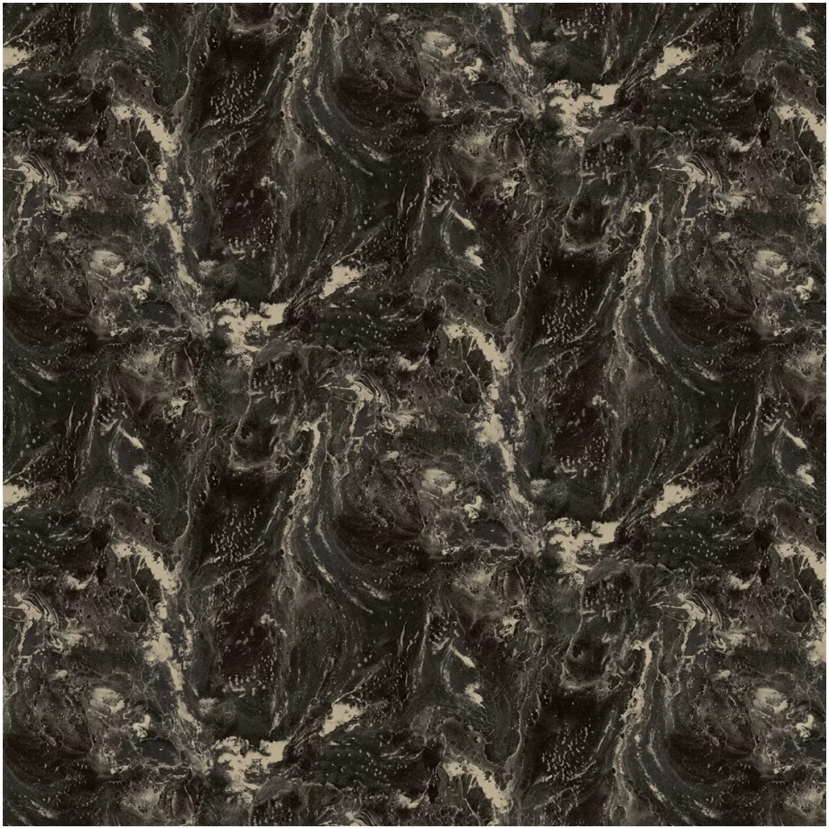 Black Marble Effect Sienna Textured Wallpaper Metallic Swirl Vinyl