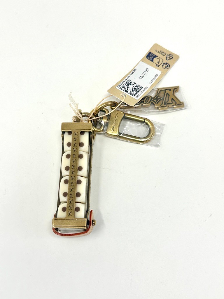 LOUIS VUITTON LOVERS DICE BAG CHARM AND KEY CHAIN M01750 BNIB | eBay