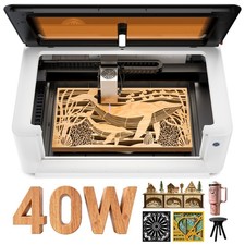 LaserPecker LX2 40W Laser Engraver Cutter with Safety Enclosure for Wood Metal