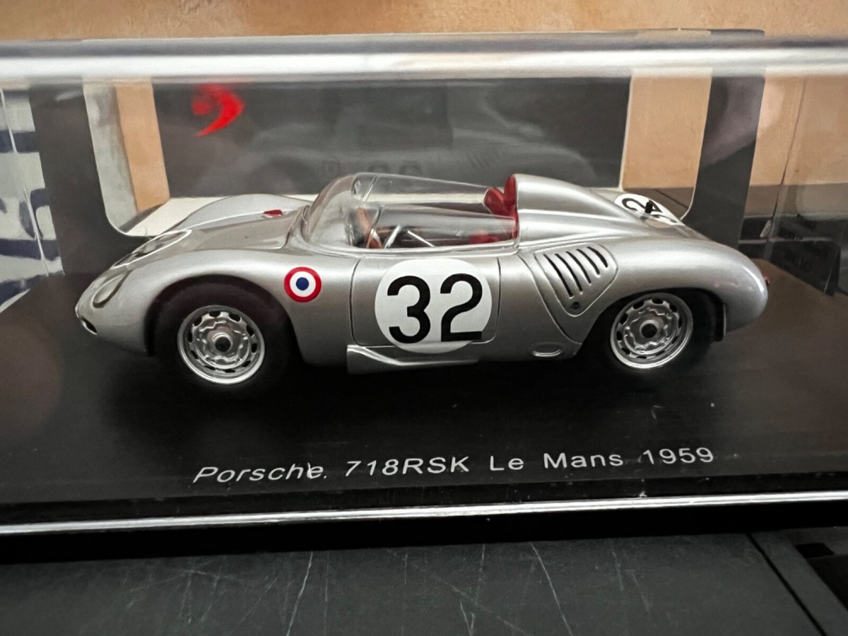 【SPARK】Porsche 718RSK Le Mans 1959 #32 This 1959 Porsche 718 RSK That Competed At Le Mans Could Go