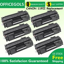 6 PACK Toner 119 II for Canon 119 imageClass MF6160dw MF414dw MF5950dw MF5960dn