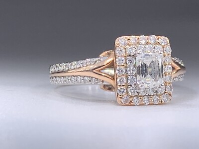 Emerald Cut Diamond Vera Wang Rings Prices Previously Owned Vera