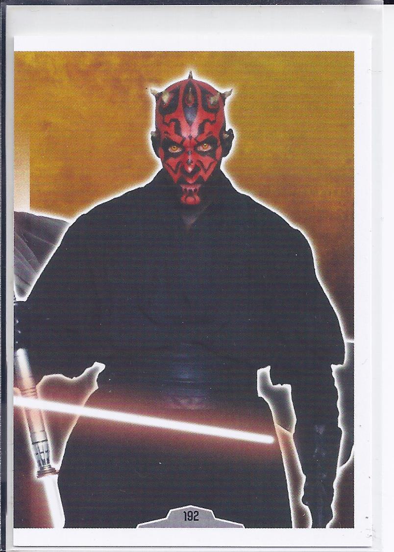 Force Attax Star Wars Darth Maul Star Wars Force Attax Movie Serie 1 Die Sith - Darth Maul - Strike