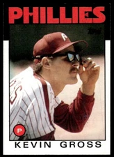 1986 Topps Baseball Card Kevin Gross Philadelphia Phillies #764