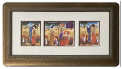 Moshe Leider Original Water Colors  Telling Secrets 