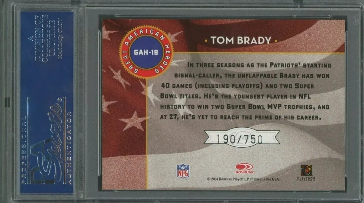 Tom Brady 2004 Leaf R&S Tom Brady 2004 Leaf R&S