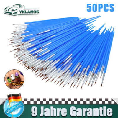 11-teiliges Pinselset Für Acryl, Aquarell & Miniaturmalerei – Feine Detailpinsel Mit Holzgriff