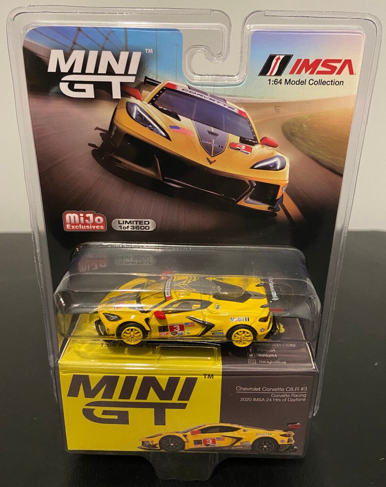 Mini GT CHASE Corvette Racing #3 Chevrolet Corvette C8.R IMSA GTLM Racecar