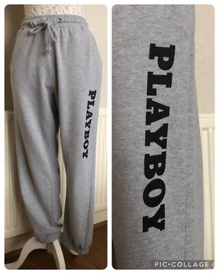 Missguided playboy joggers size UK