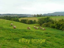 Photo 6x4 Hay bales north of Marstow 1 Looking east towards New Court Far c2008