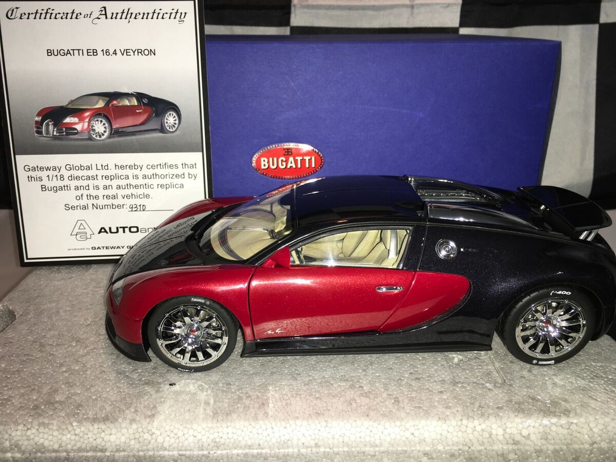 1:18 AUTOart #70901 Bugatti EB 16.4 Veyron Showcar (Black 1:18 AUTOart #70901 Bugatti EB 16.4 Veyron Showcar (Black
