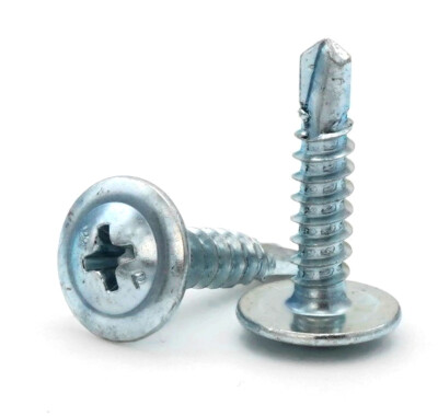 #8 Self Drilling Screws - Phillips Modified Truss Head Zinc Plated Steel -Select