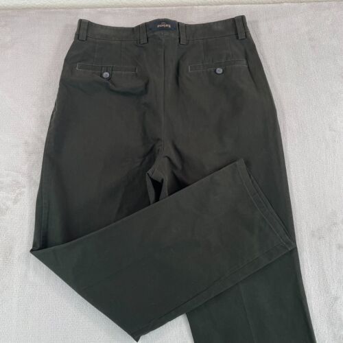 Barbour Trouser Pants Men 32x31 Olive Green Straight Leg Pleated 9468 NWOT $198