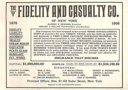 Fidelity and Casualty Company NY Casualty Insurance
