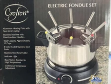 NIB Crofton 12 Cup Electric Fondue Set