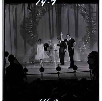 Host G Kelly With Anden'S Poodles On Hollywood Palace 1964 OLD TV PHOTO