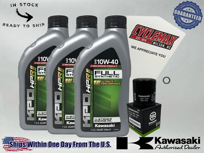 Cyclemax Full-Synthetic KPO Oil Change Kit fits 2023-2025 Kawasaki NINJA ZX-4R