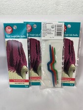 Boye Plastic Straight Cable Needles 4 Packs - 3 pc / ea - 12 pcs total NWT