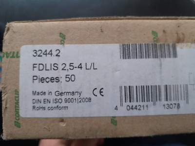 50 Stück Conta Clip FDLIS2,5-4 L/L 3244.2