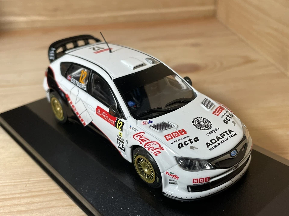 SUBARU IMPREZA WRC 08 #12 M.OSTBERG-J.ANDERSSON RALLY PORTUGAL 2010 ALTAYA 1:43 - Immagine 4 di 4