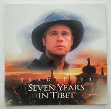 Seven Years In Tibet Japanese Imported Laserdisc Brad Pitt Jean Jacques Annaud