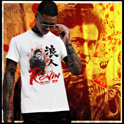 Samurai Warrior Blade Bushido Code Kanji Japanese Katana Ronin Assassin T-Shirt