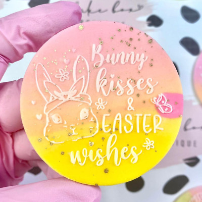 Ostern Küsse Stempel Präger Ausstechform Cupcake Deko Backzubehör
